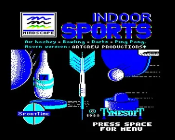 Indoor Sports (1988)(Tynesoft)[h2] screen shot title